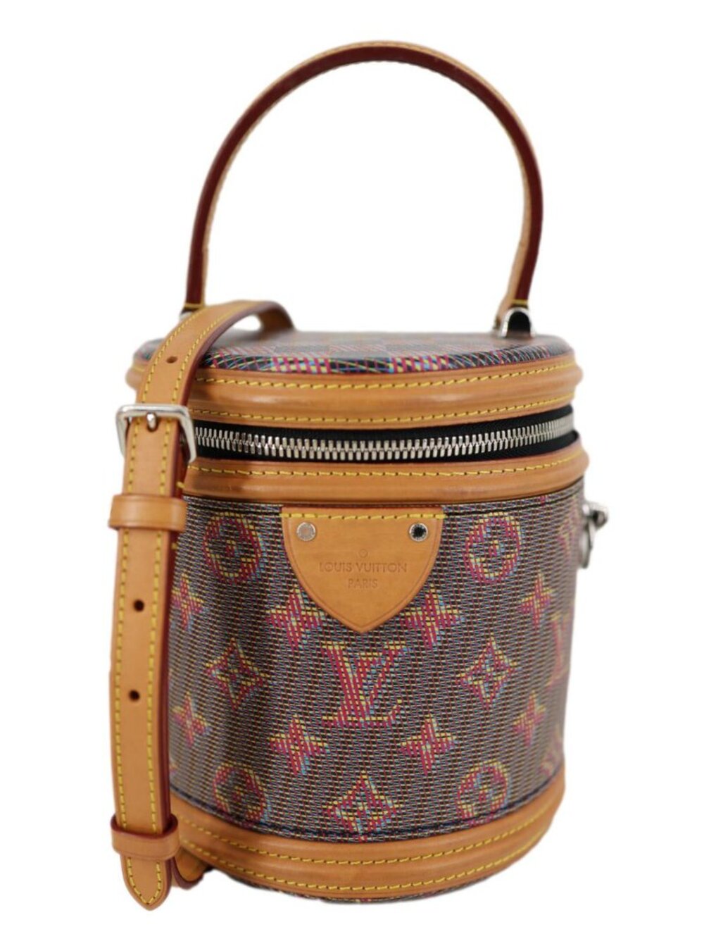 Louis Vuitton  Cannes LV Pop Canvas Shoulder Bag Brown